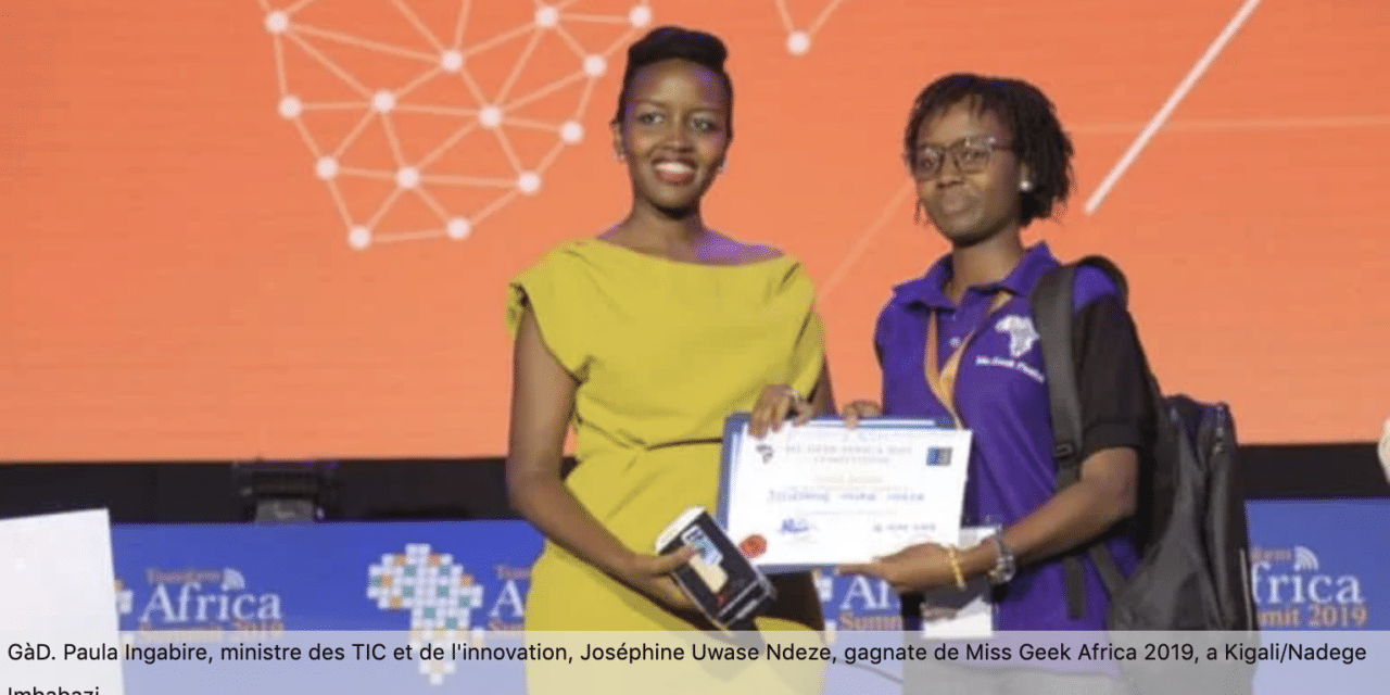 Joséphine Ndeze, inventeure d’une application pour surveiller l’évolution des grossesses