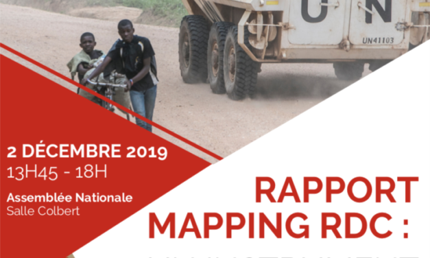 RAPPORT MAPPING RDC : UN INSTRUMENT POUR LA FIN DE L’IMPUNITÉ ?