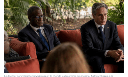 Le Prix Nobel de la paix dénonce le deux poids, deux mesures des Occidentaux face au drame des populations congolaises