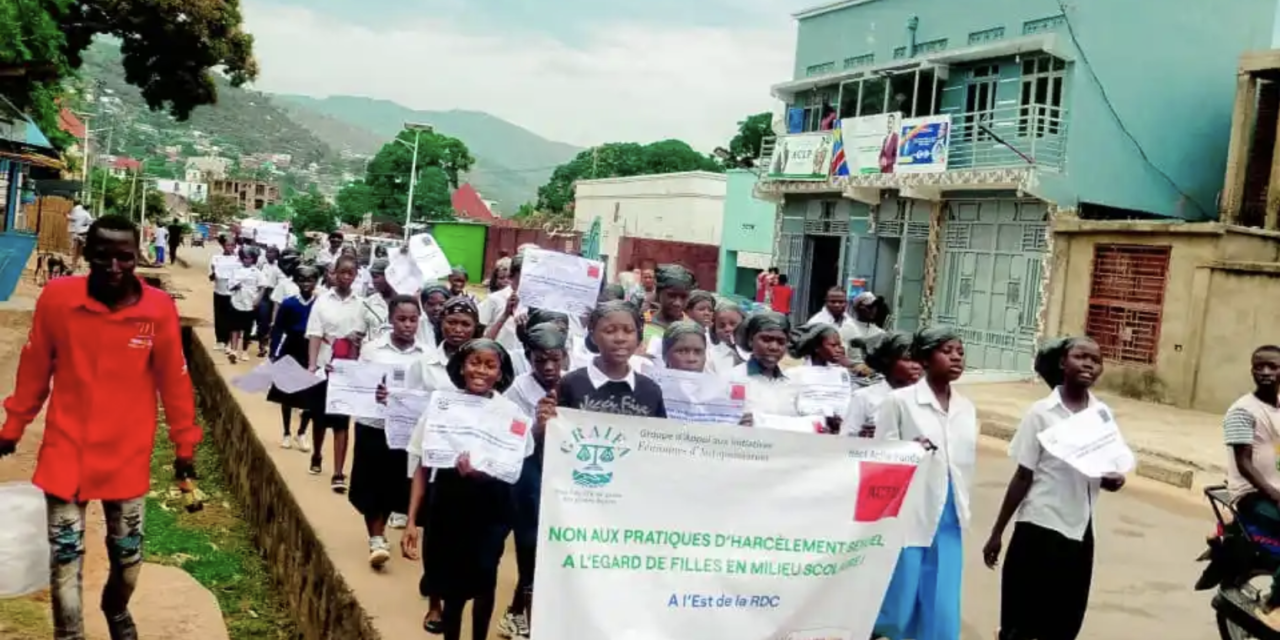 Uvira : Des élèves disent non au harcèlement sexuel à l’école