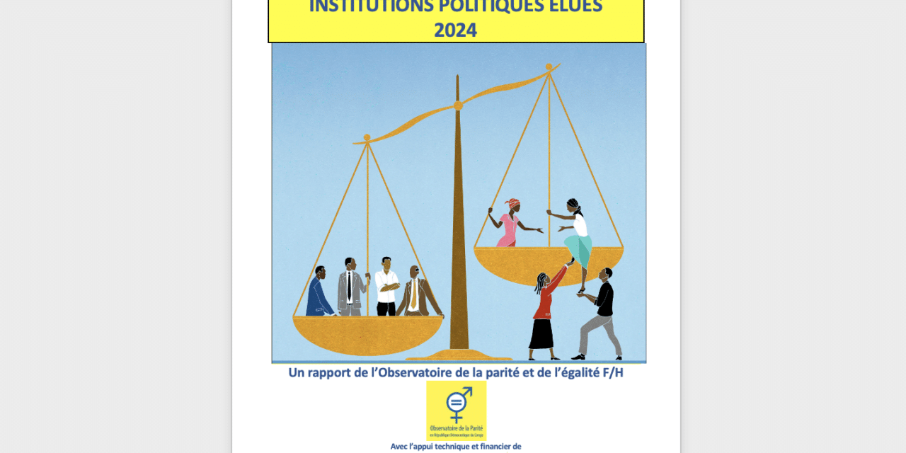 ETAT DES LIEUX DE LA PARITE DANS LES INSTITUTIONS POLITIQUES ELUES (2024) Version résumée
